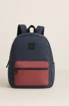 Mochila Azul y Burdeos