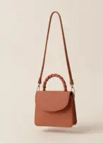 Bolso de Mano Rosa Palo