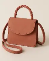 Bolso de Mano Rosa Palo