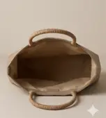 Bolso de Tela Marrón